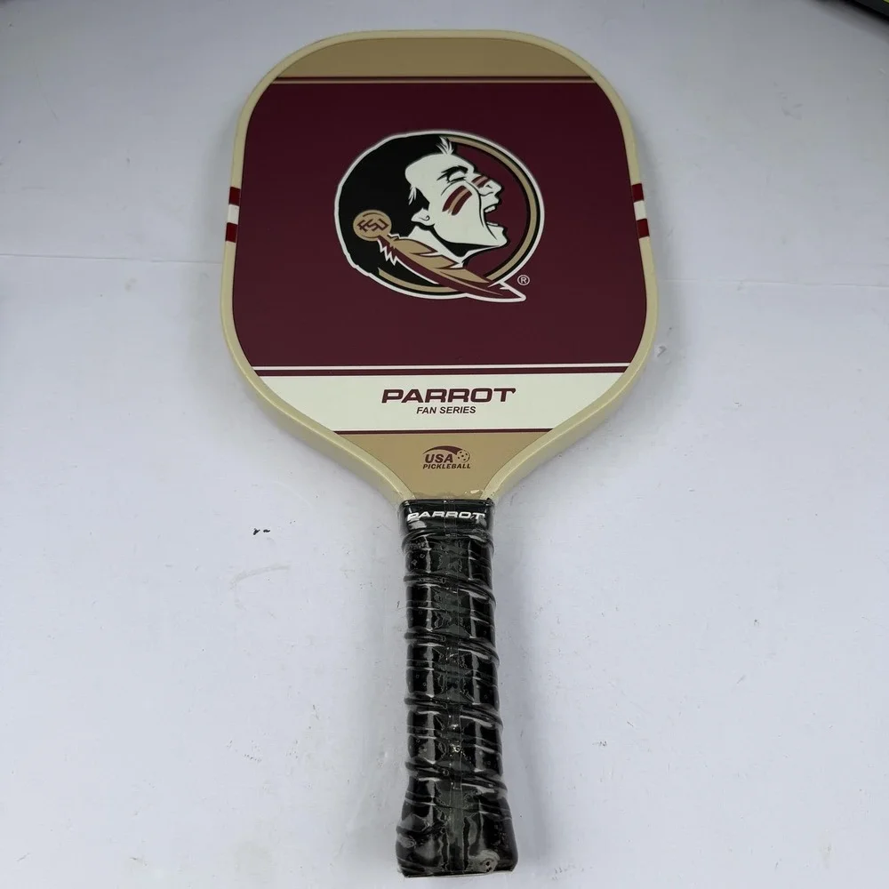 Florida State Seminoles Pickleball Paddle One Size‎ Red NCAA Parrot Fan Series